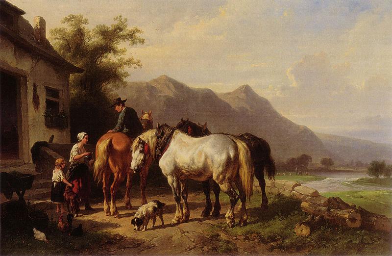Wouterus Verschuur The refreshment oil painting image